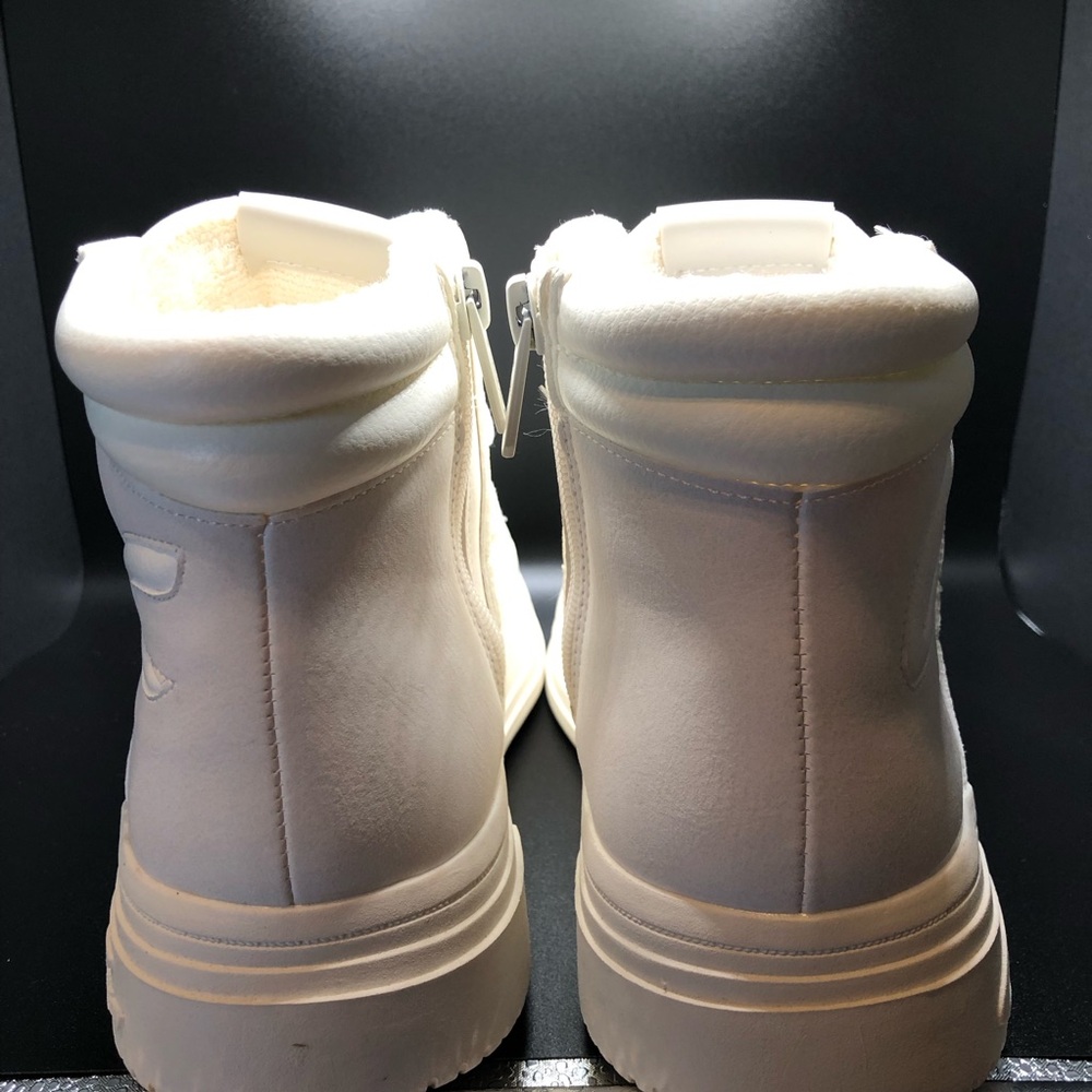 Circus NY Sam Edelman Irving White Lace Up Zipper High Top Sneaker Size 9.5 NWT - Picture 3 of 14